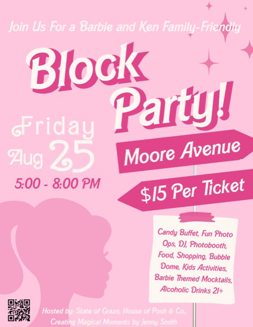 End of Summer Barbie Block Party! | Mayberry, NC